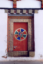 Porte du Rinpung Dzong