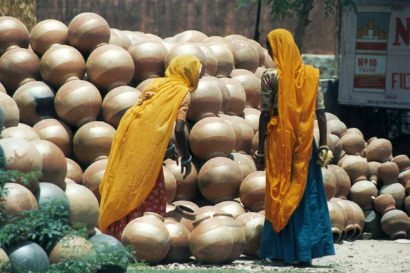 Jaipur, cruches