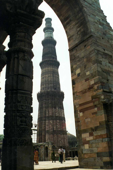 Delhi, minaret Qutb Minar