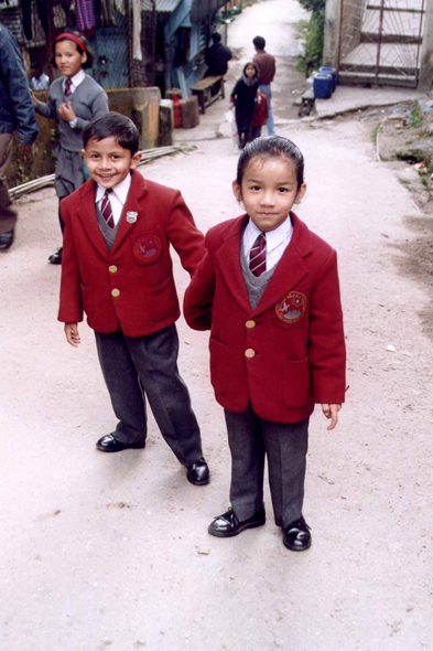 Darjeeling, écoliers