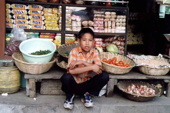 Gangtok, Melli Bazar, enfant