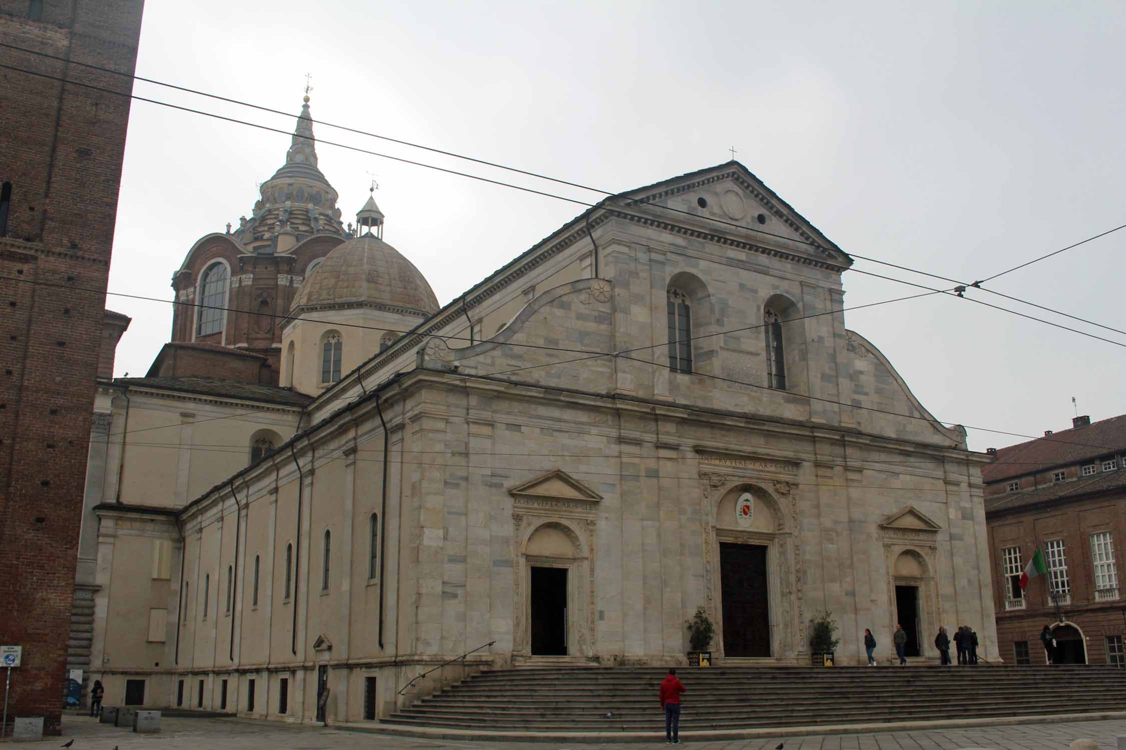 Turin, cathédrale Saint-Jean-Baptiste, façade