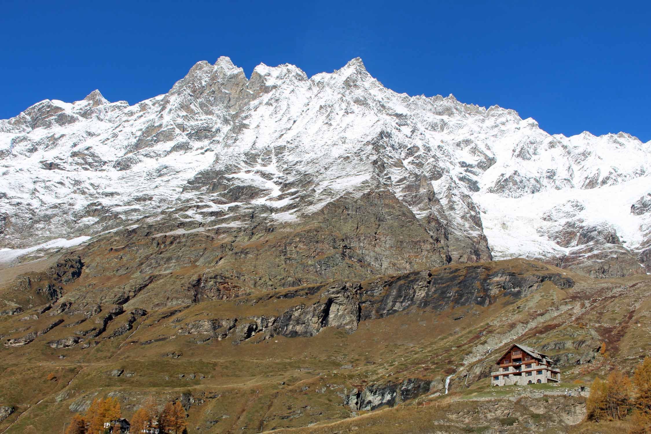 Breuil-Cervinia, paysage, Alpes