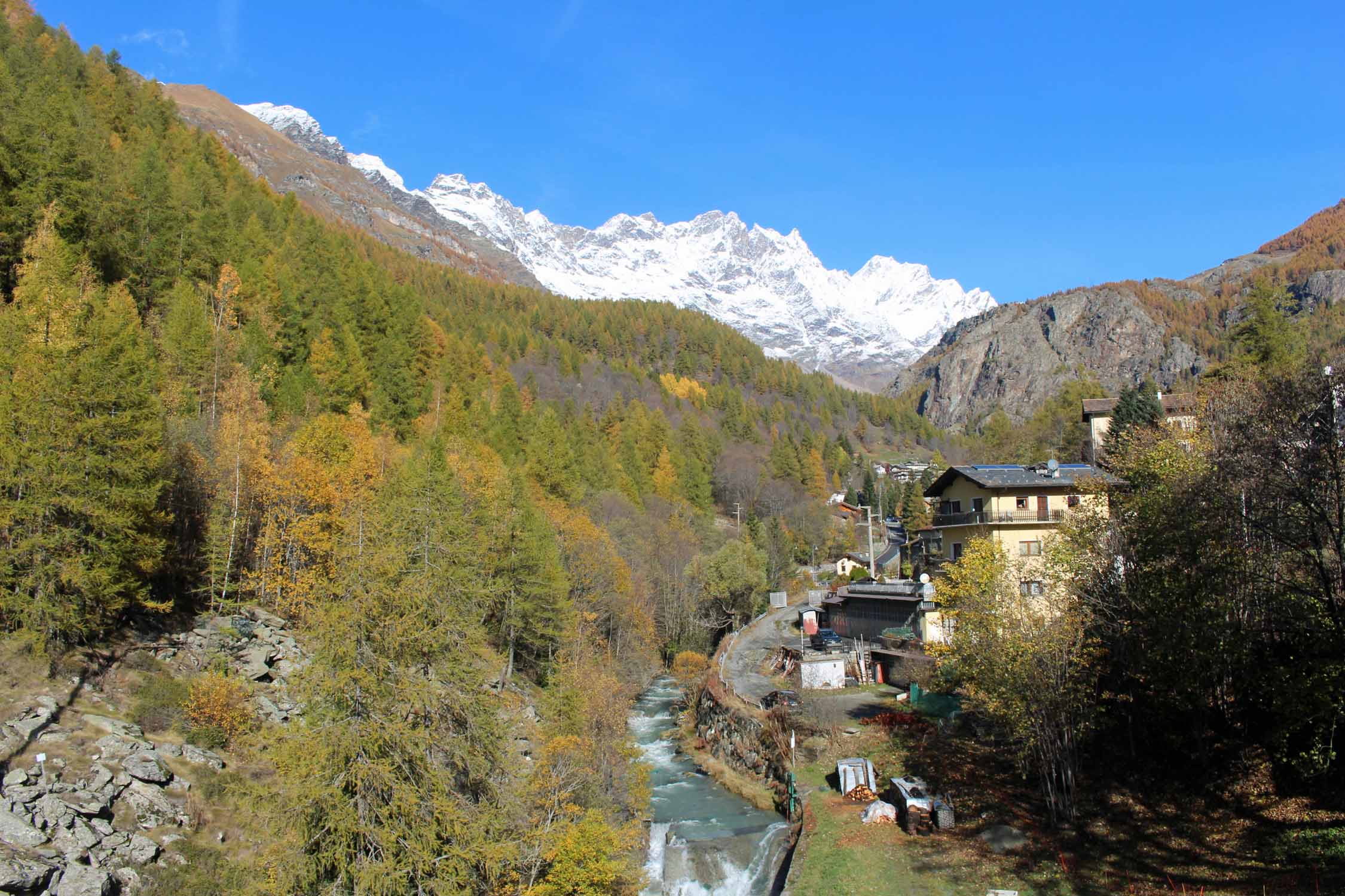 Val d'Aoste, Valtournenche, paysage