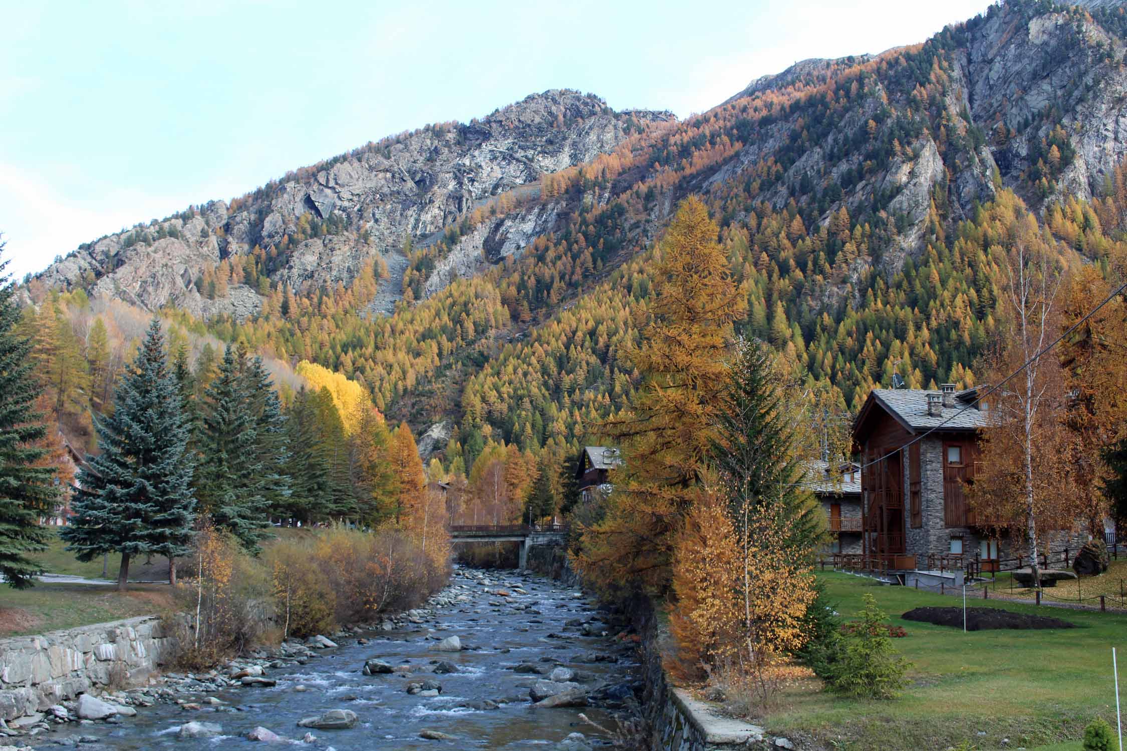 Val d'Aoste, Champlong, paysage