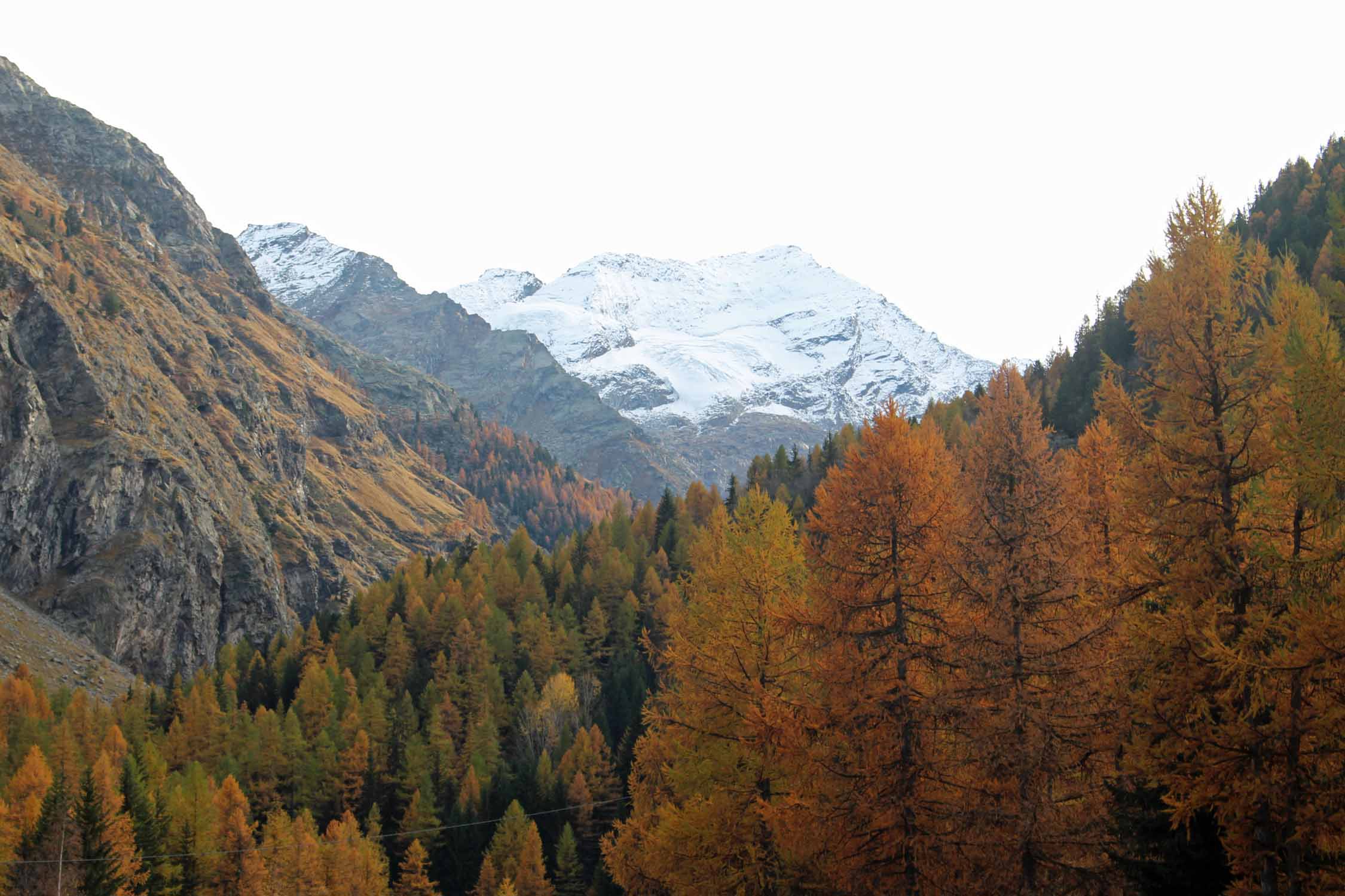 Val d'Aoste, Champlong, montagnes