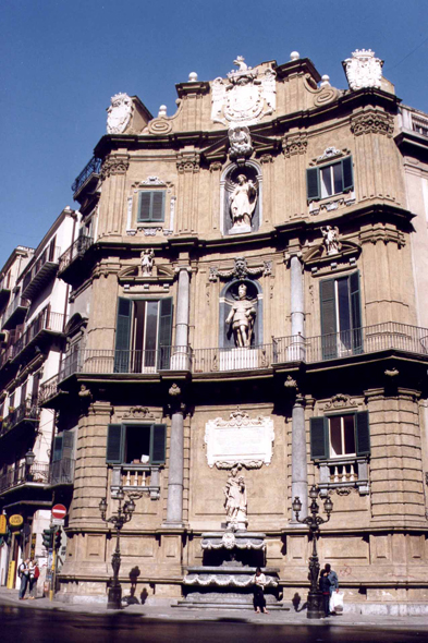 Palerme, place Quattri Canti