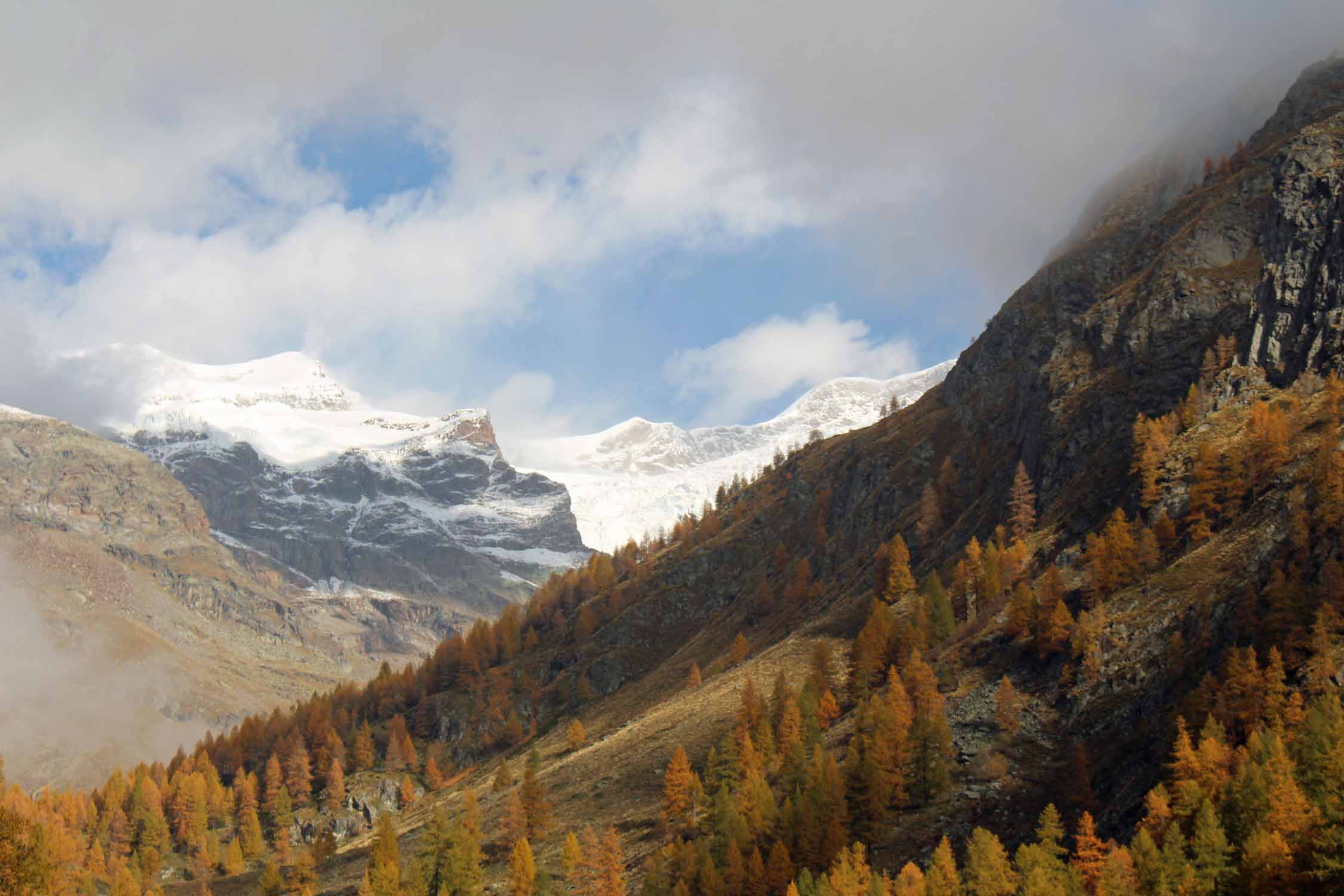 Val d'Aoste, paysage, mont Rose