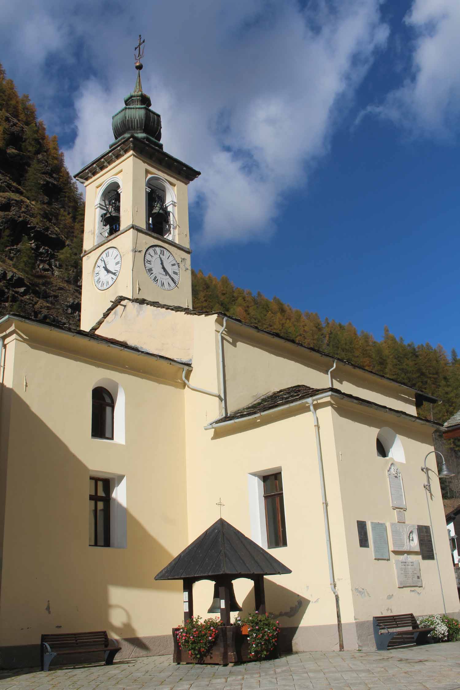 Val d'Aoste, Gressoney-la-Trinité, église