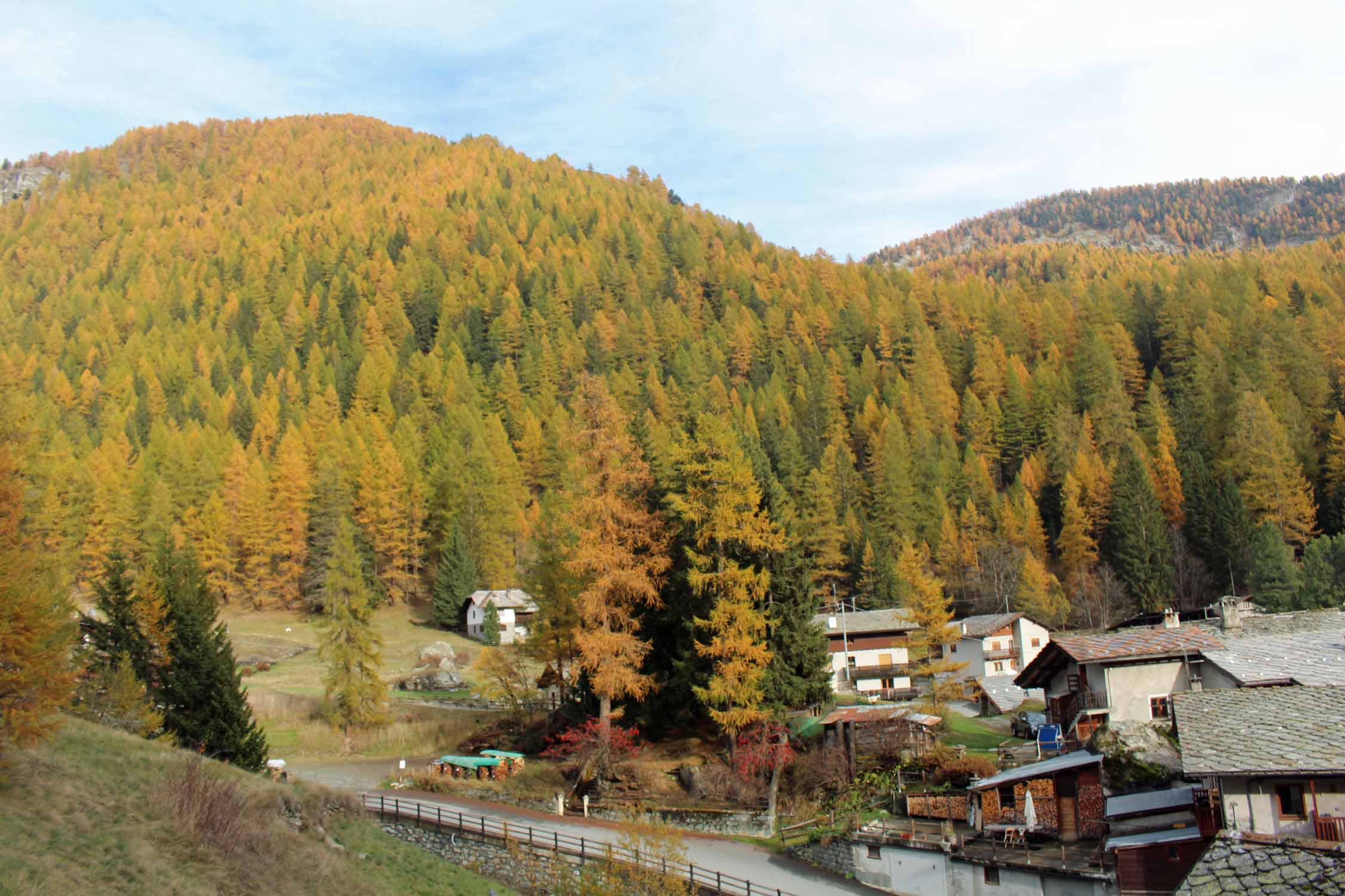 Val d'Aoste, Saint-Jacques-des-Allemands, paysage