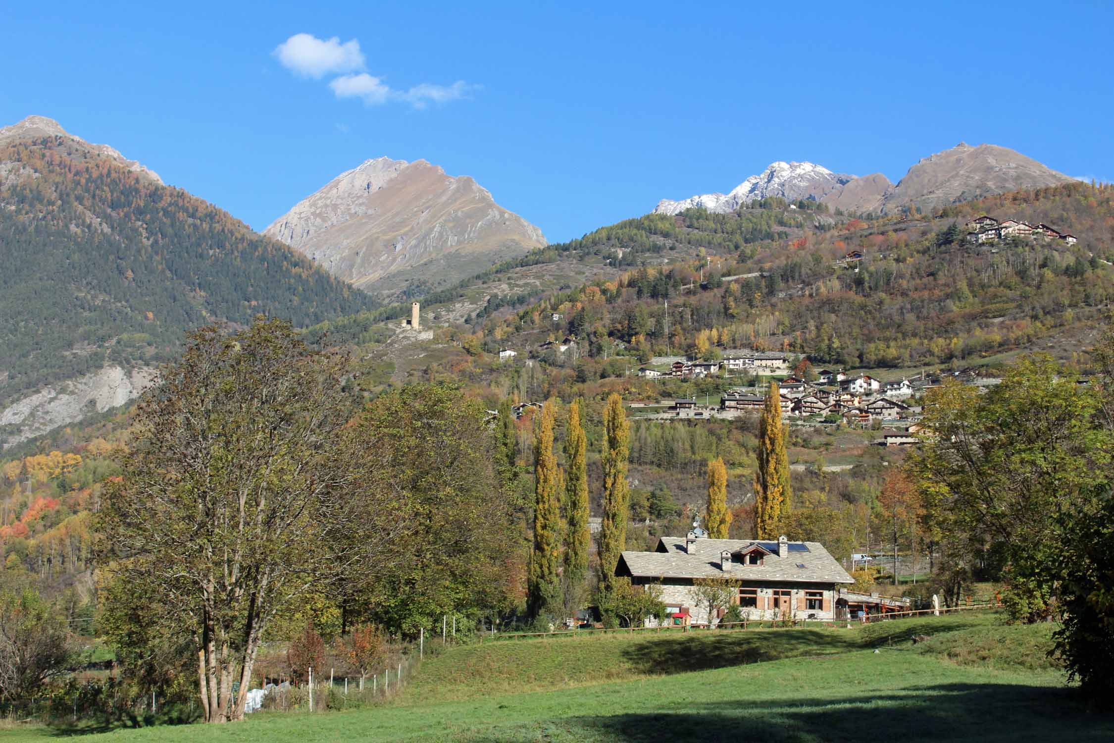 Val d'Aoste, La Salle, paysage