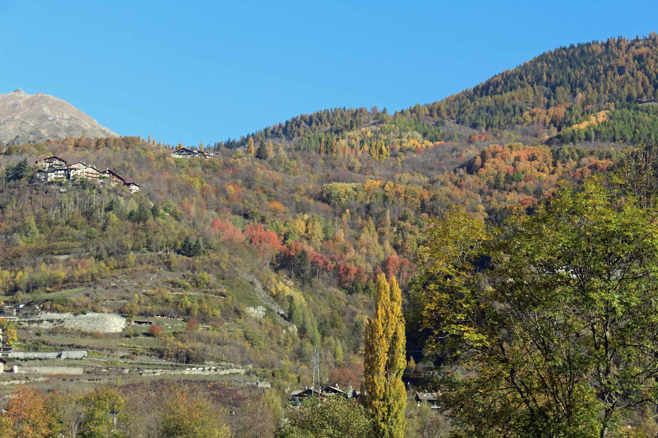 Val d'Aoste, La Salle, automne