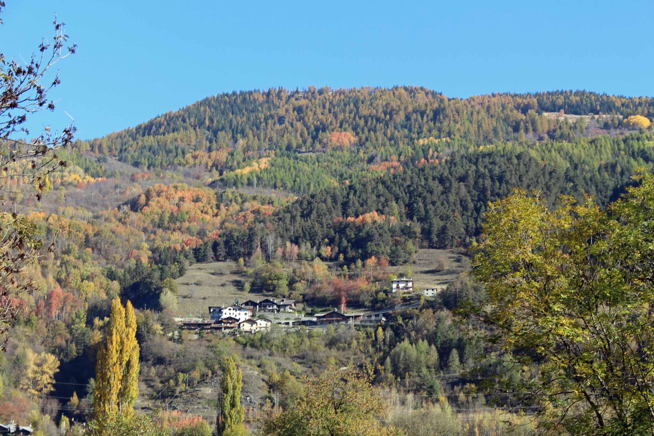Val d'Aoste, Chabodey, paysage