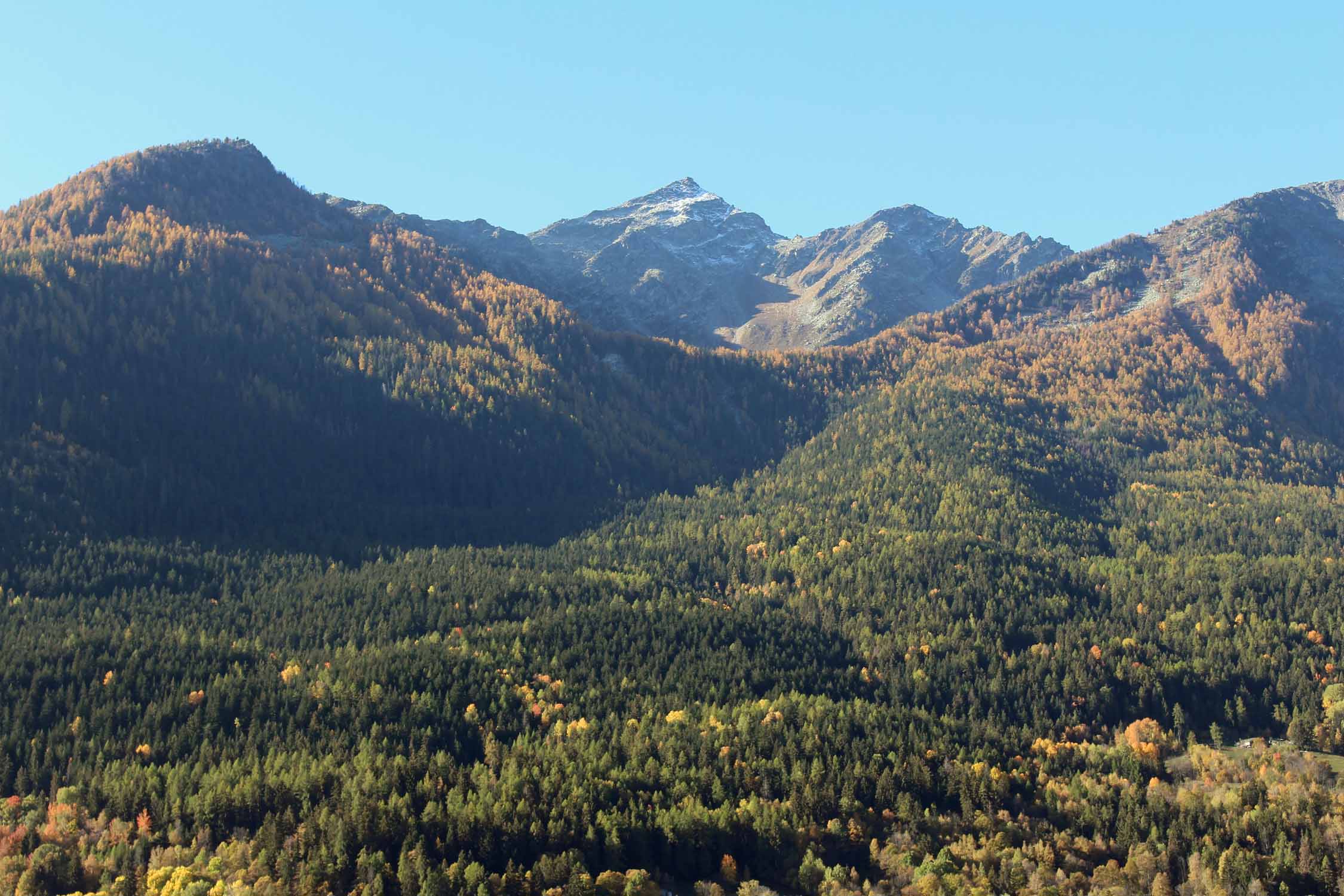 Val d'Aoste, La Salle, paysage, automne