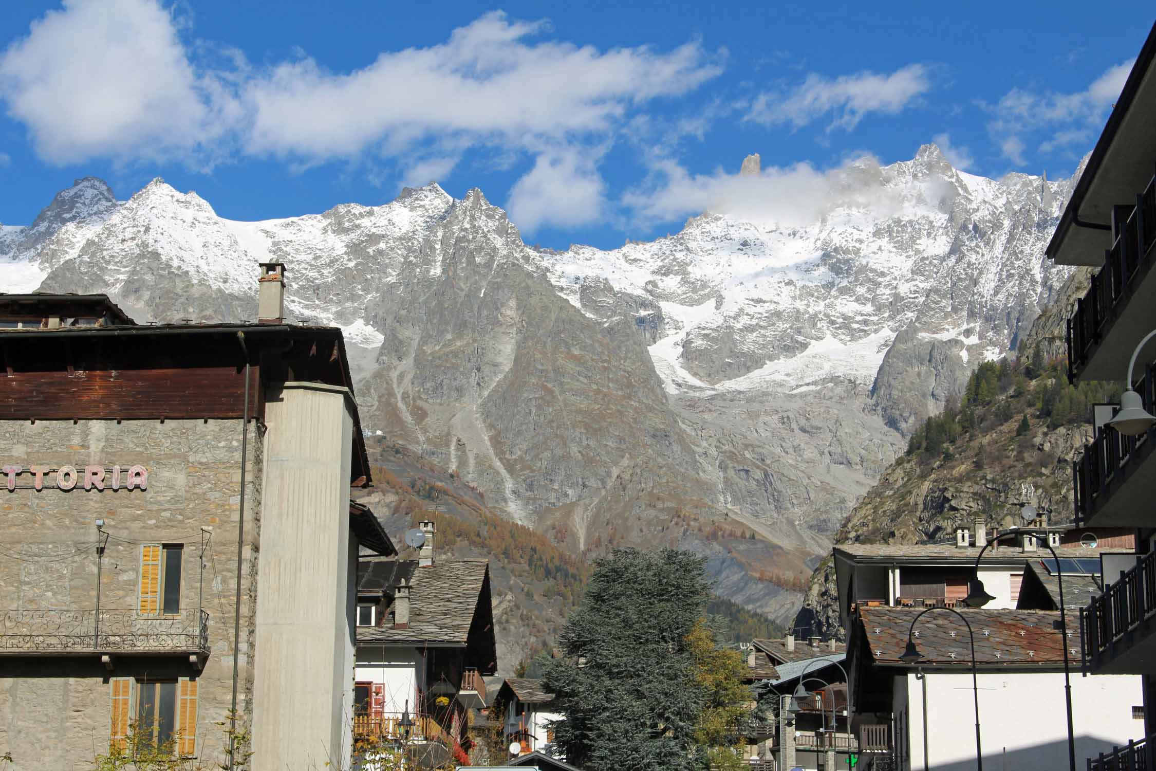 Val d'Aoste, Courmayeur, massif du Mont Blanc