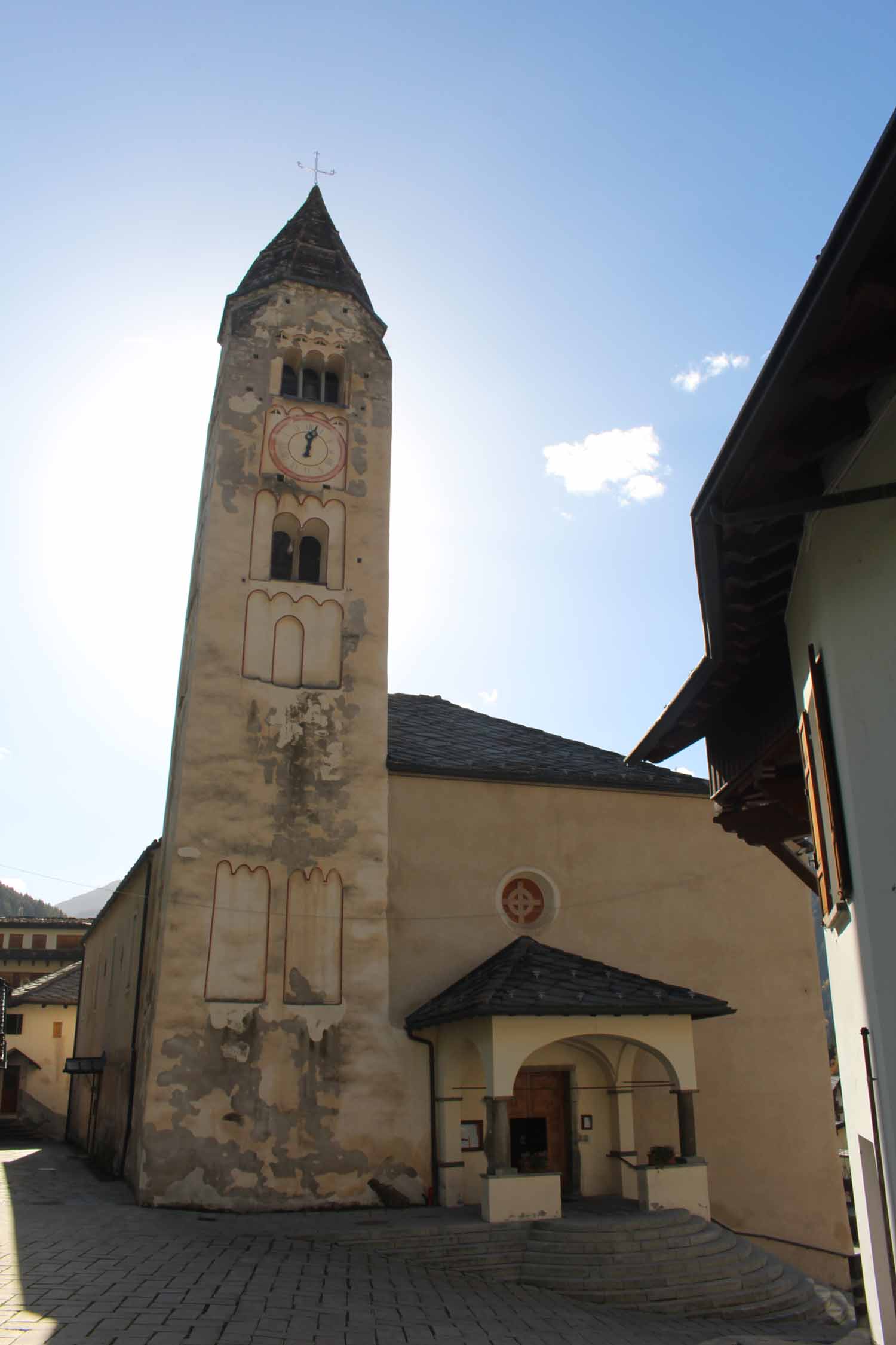 Courmayeur, église Saint-Pantaléon et Saint-Valentin