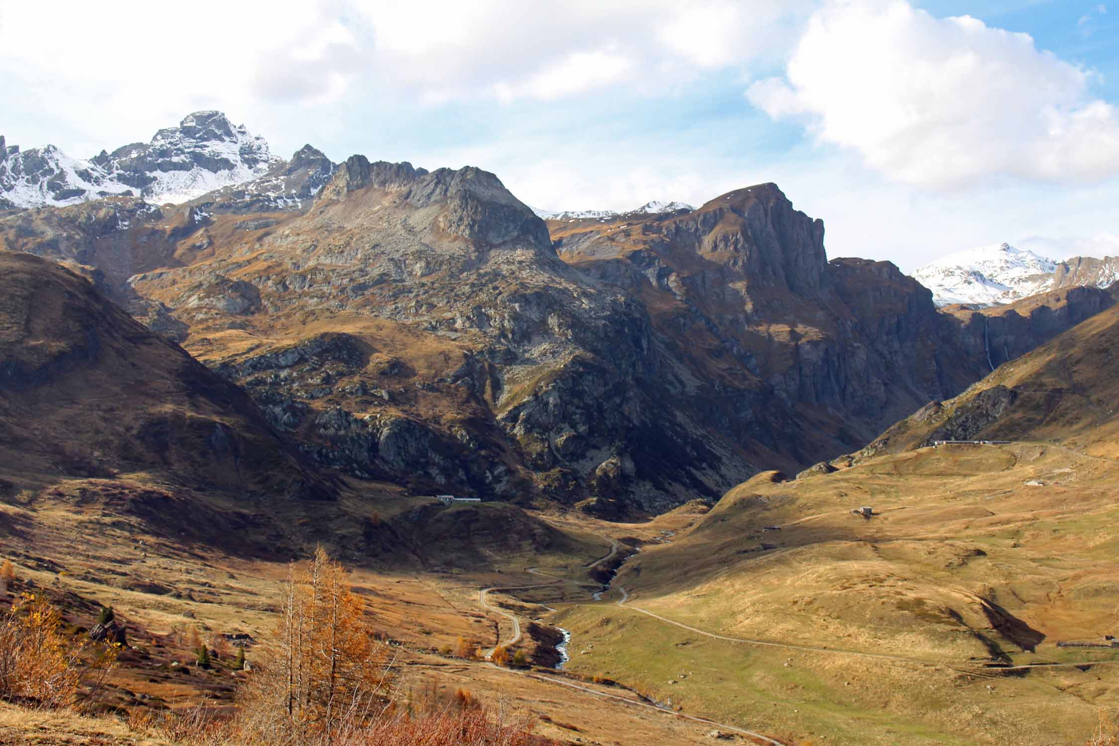 Col du Petit Saint-Bernard, paysage, lac Verney