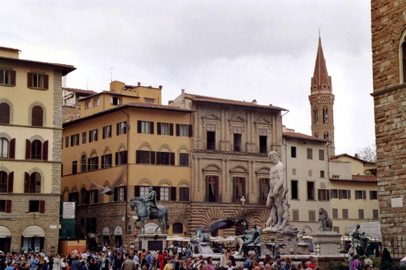 Florence, Piazza della Signoria, statues