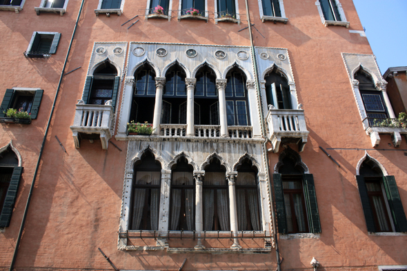 Venise, façade, maison