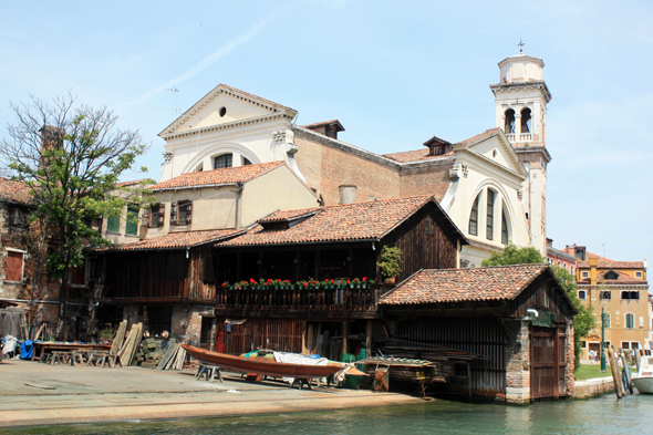 Basilique, gondole, quai Toffetti