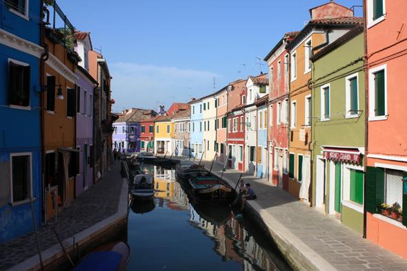 Burano, maisons