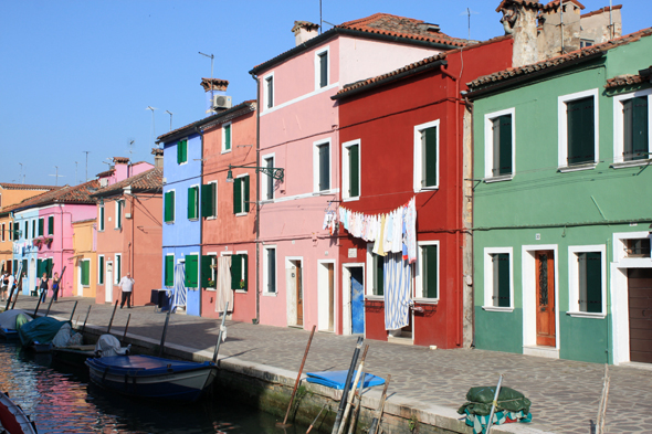 Burano, maisons colorées