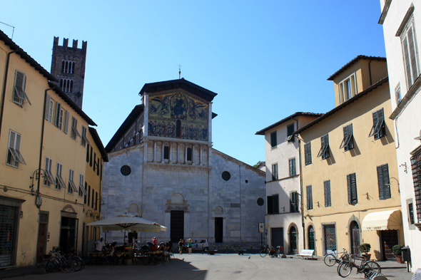 Lucques, église San Frediano, façade