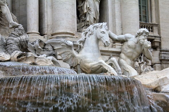 Fontaine de Trevi, détail