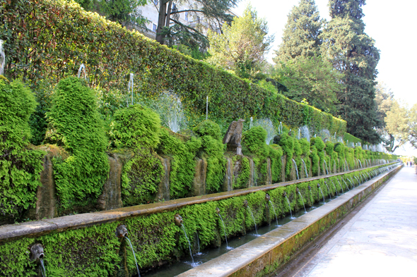 Allée des Cent Fontaines, Villa d'Este