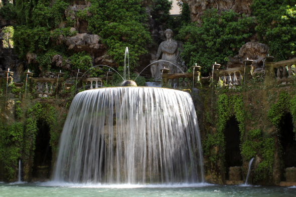 La fontaine de l'Ovale, Villa d'Este