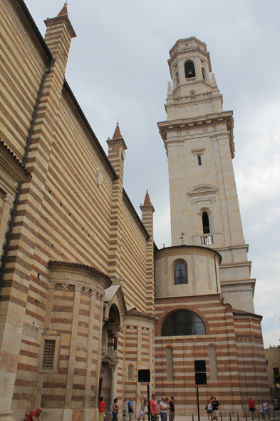 Vérone, Duomo, campanile