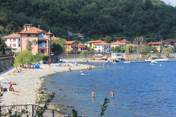 Menaggio, plage