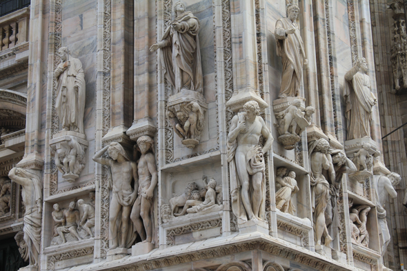 Milan, cathédrale, sculpture