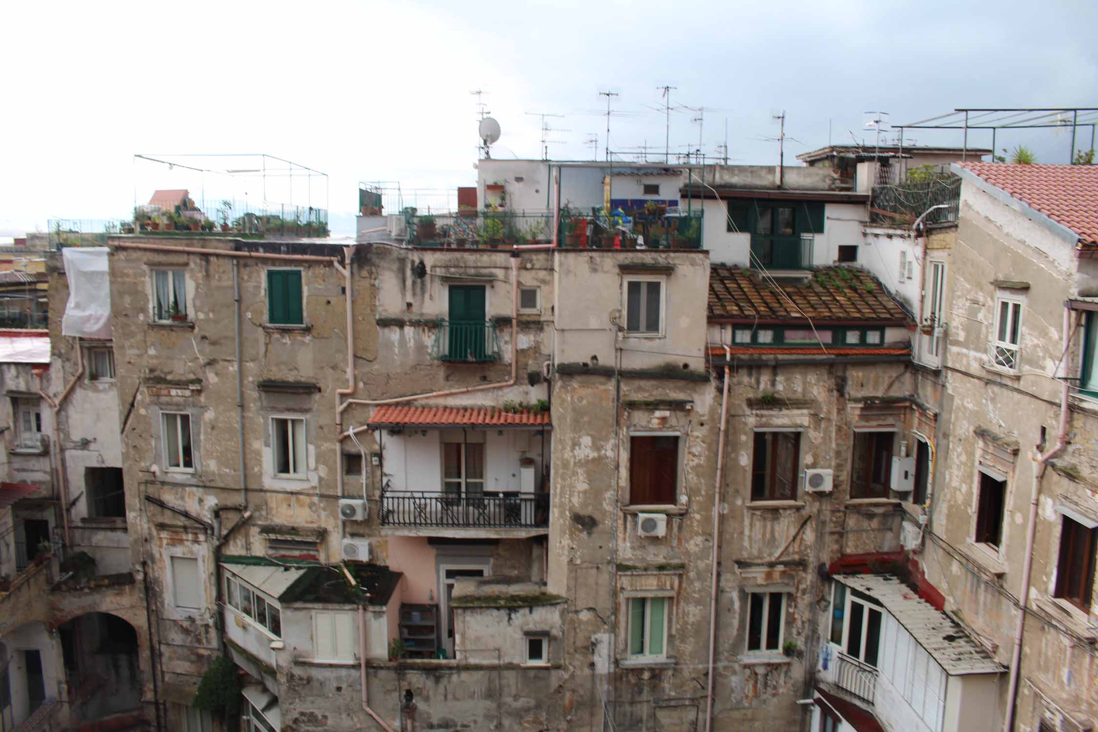 Naples, maisons typiques