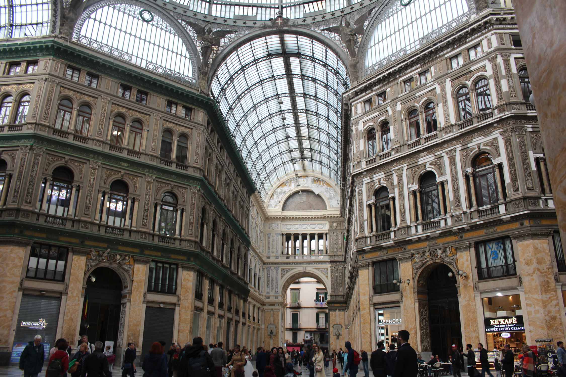 Naples, galerie marchande, Galleria Umberto I