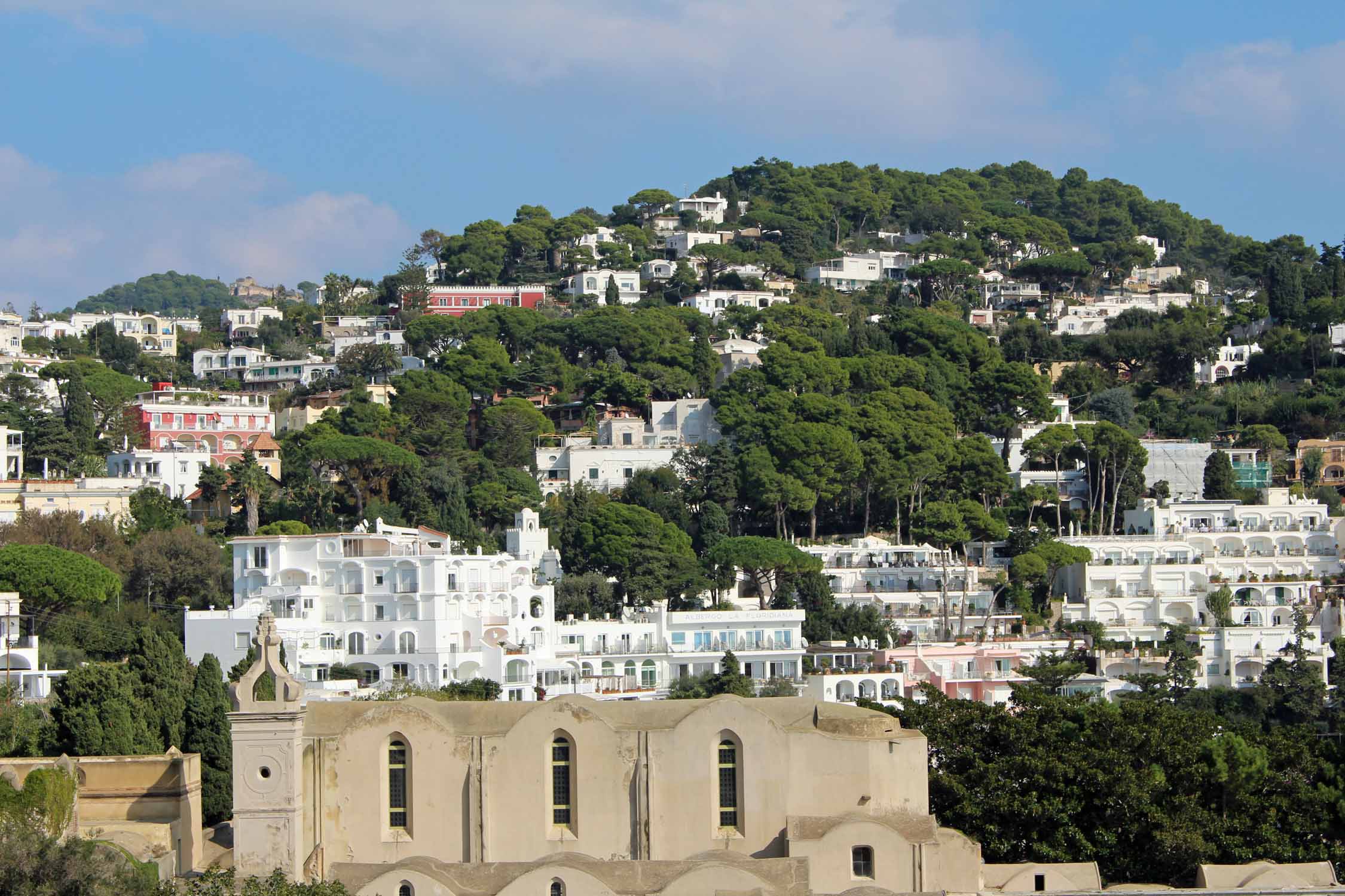 Village de Capri, paysage