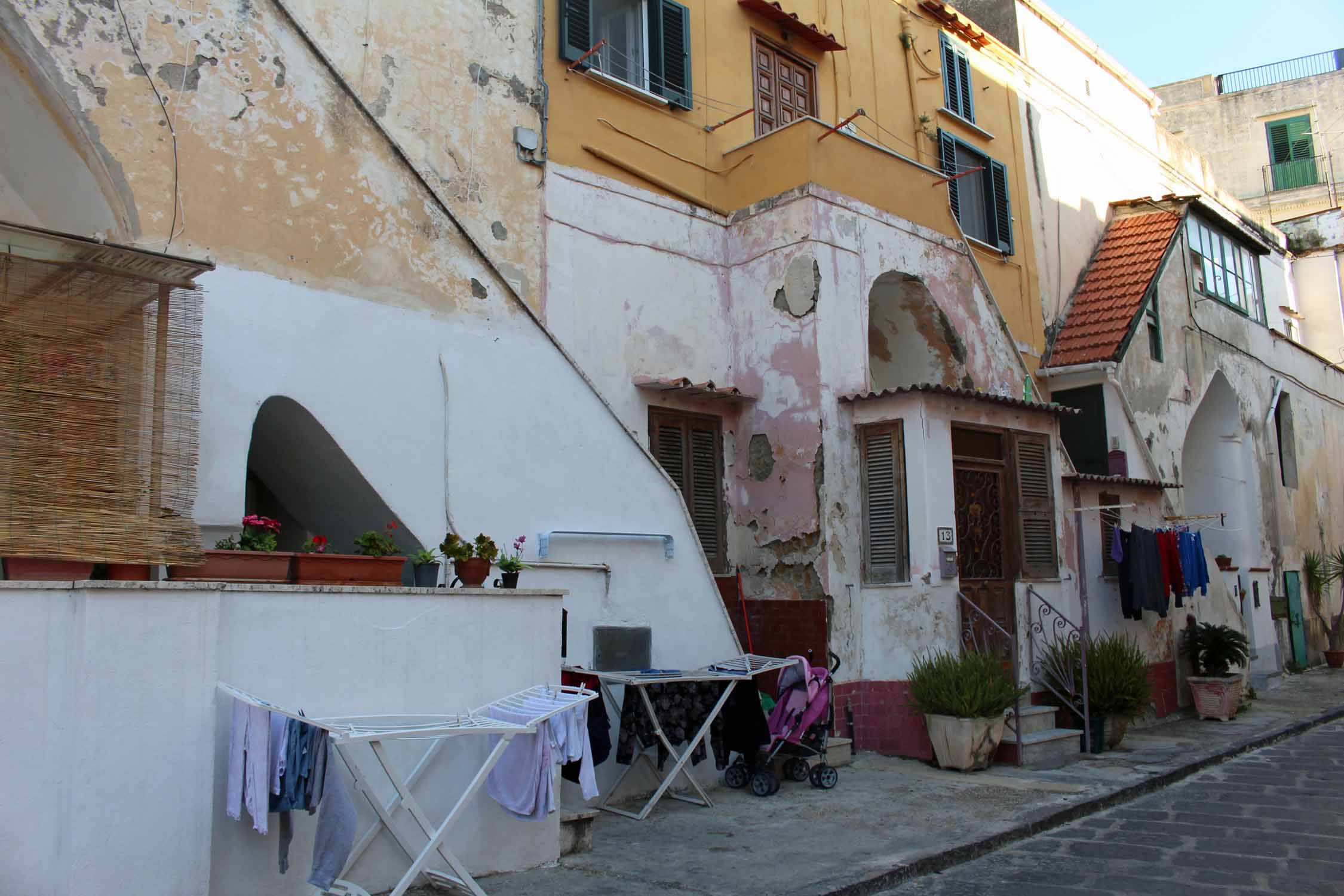 Ile de Procida, maisons typiques, voûtes