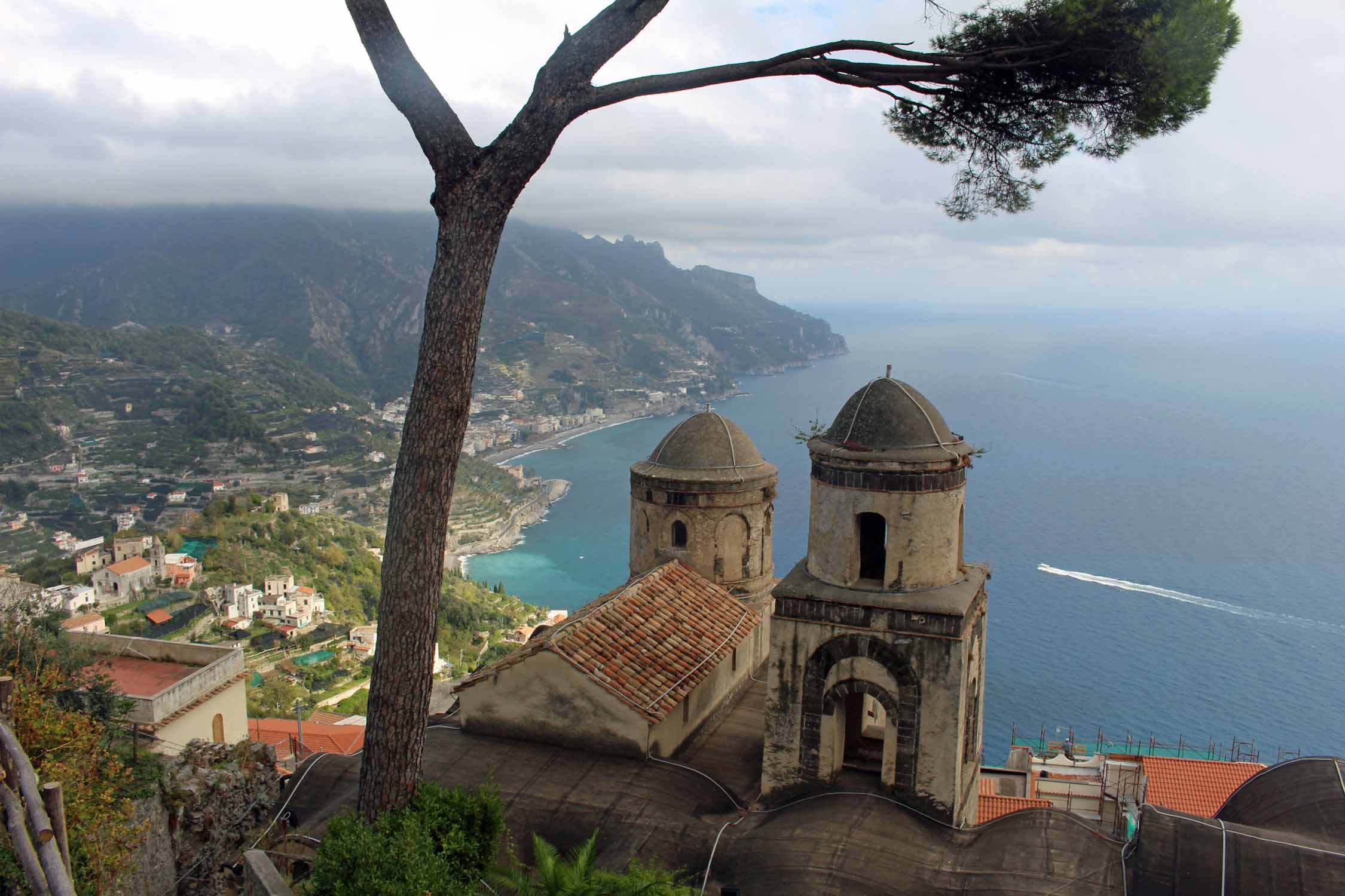 Ravello, villa Rufolo, paysage