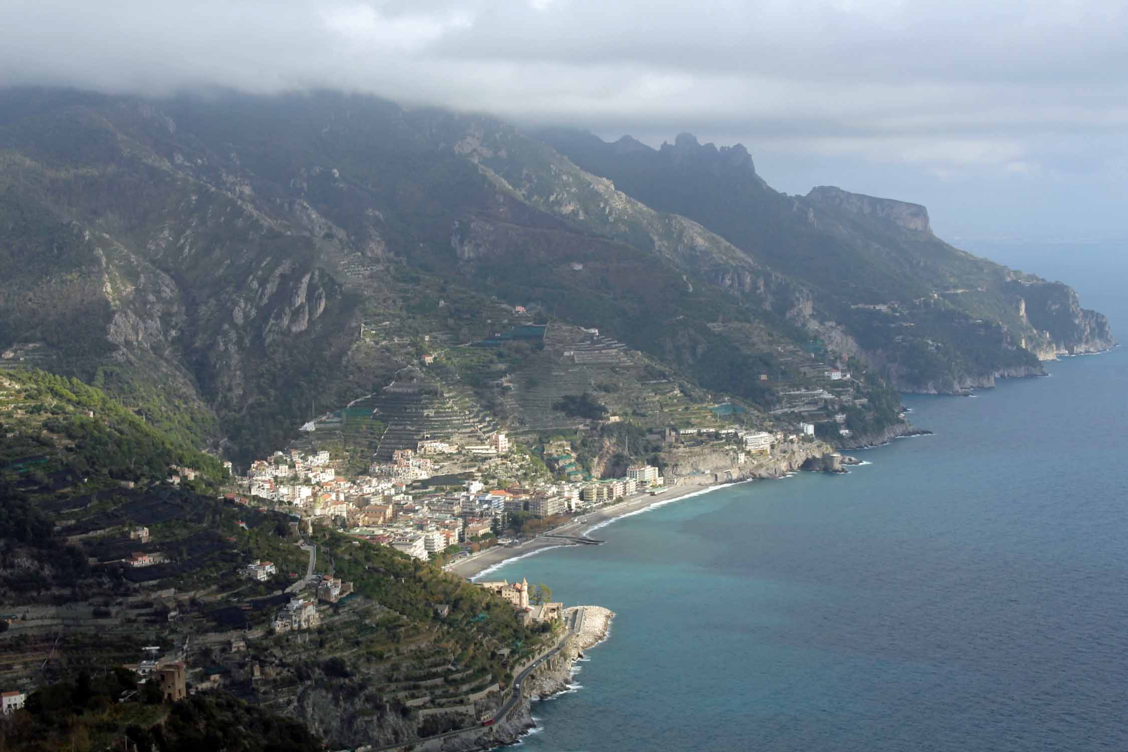 Ravello, paysage, côte amalfitaine