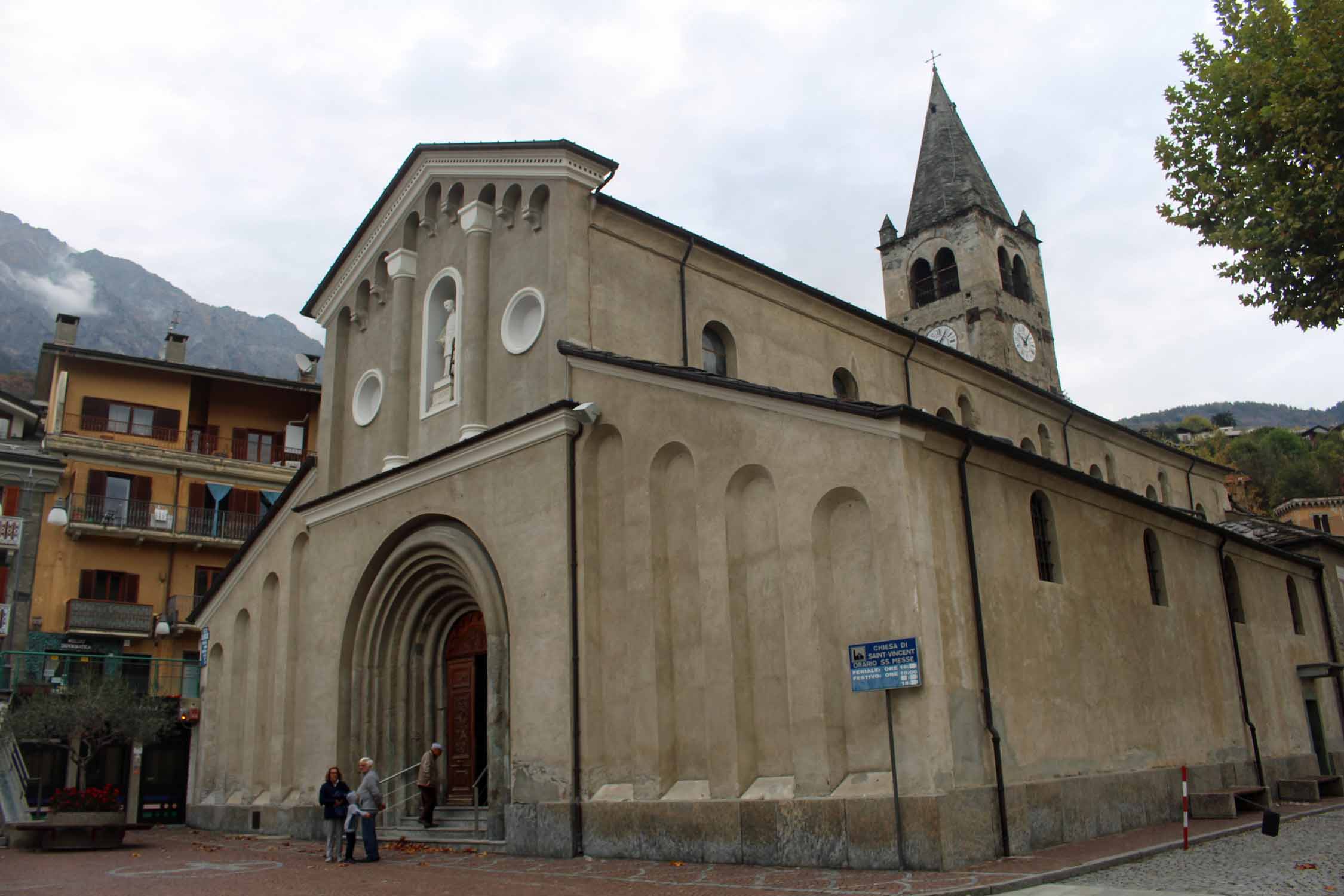 Val d'Aoste, Saint-Vincent, église