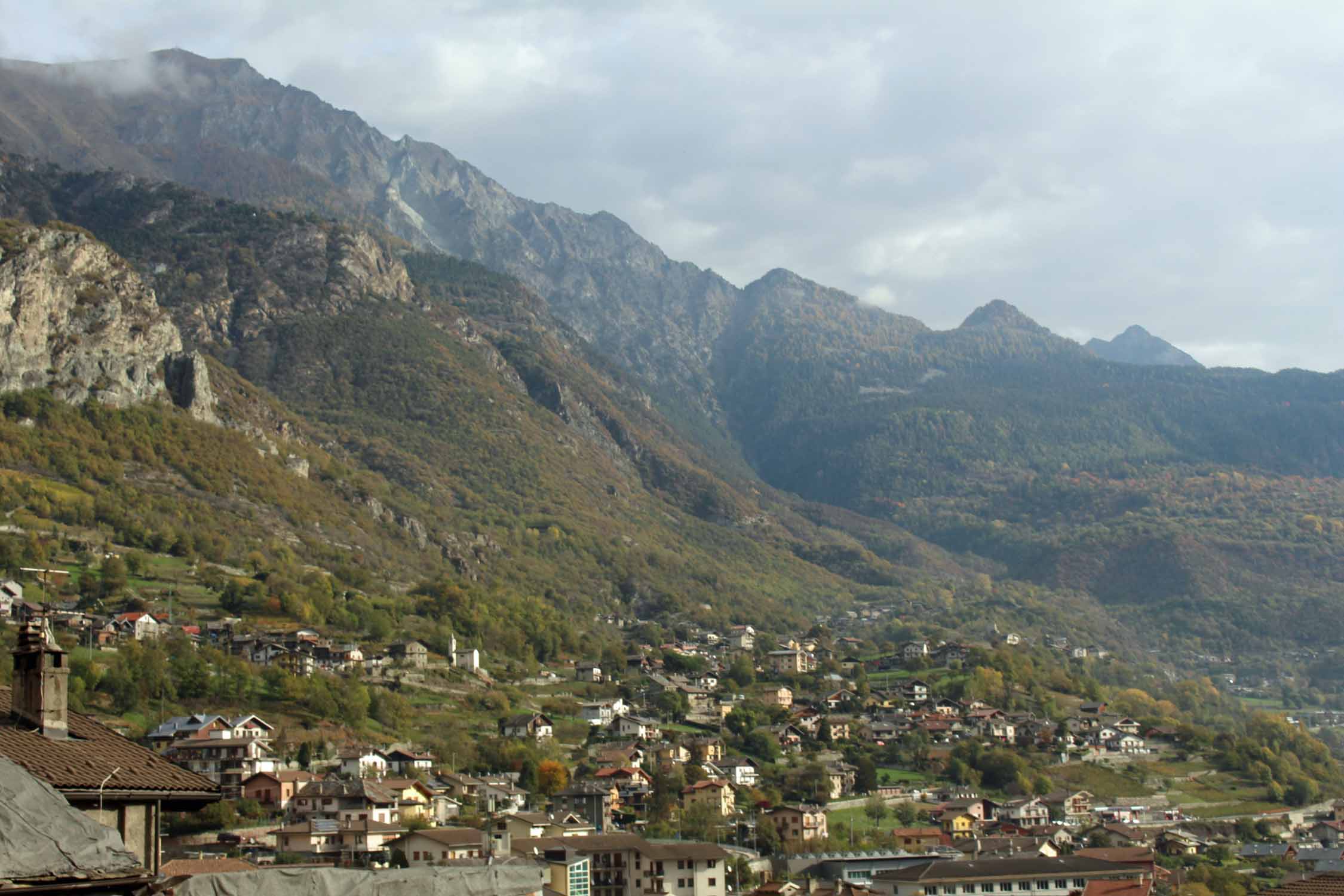 Val d'Aoste, Châtillon, paysage