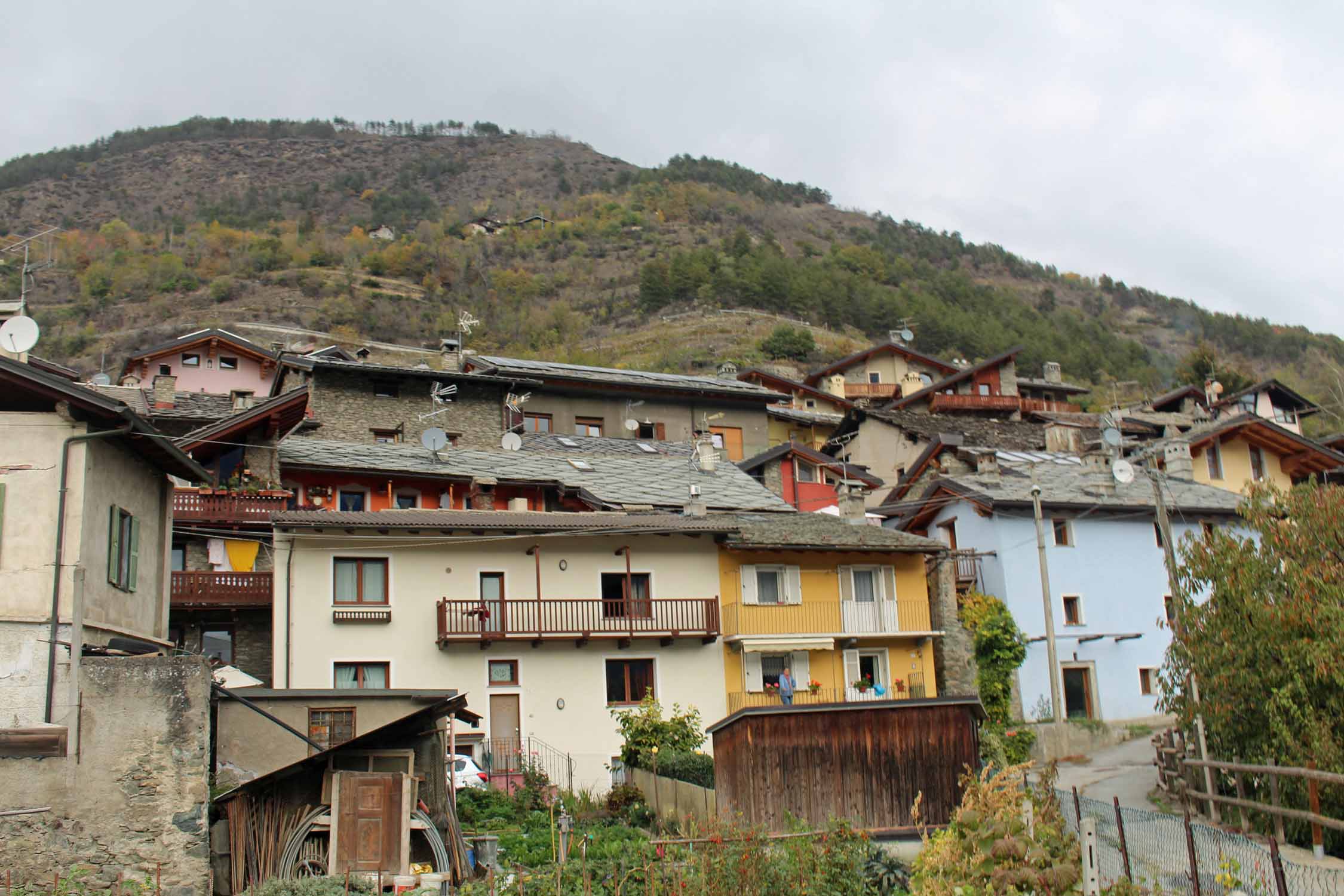 Val d'Aoste, Sarre, maisons typiques