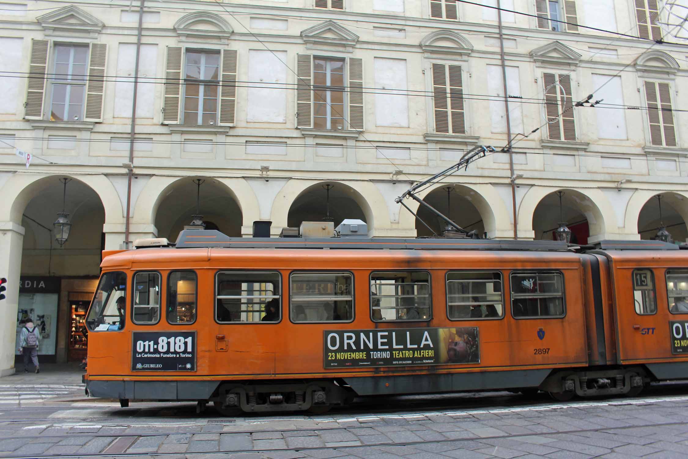Turin, via Po, tramway