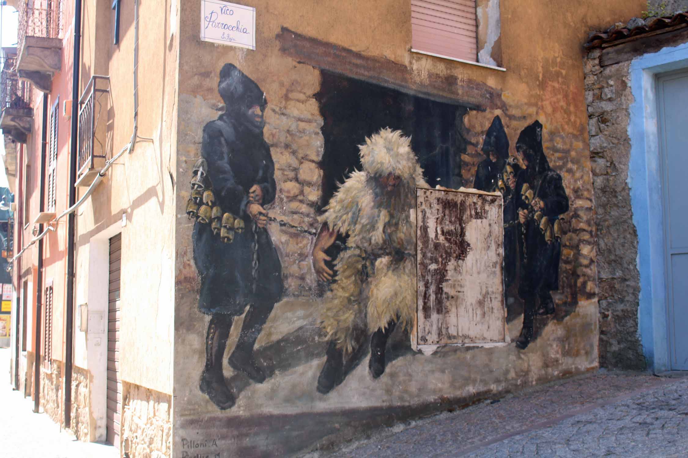 Fresque murale, Fonni