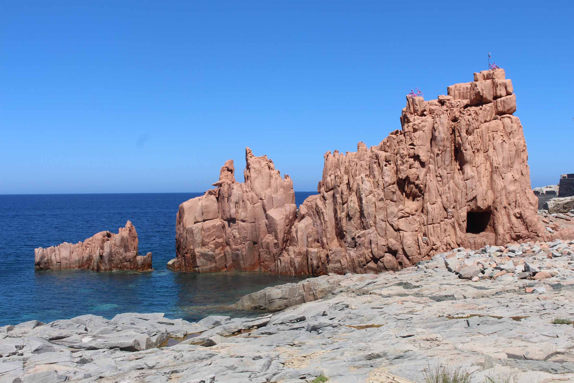 Sardaigne, Arbatax, rochers rouges