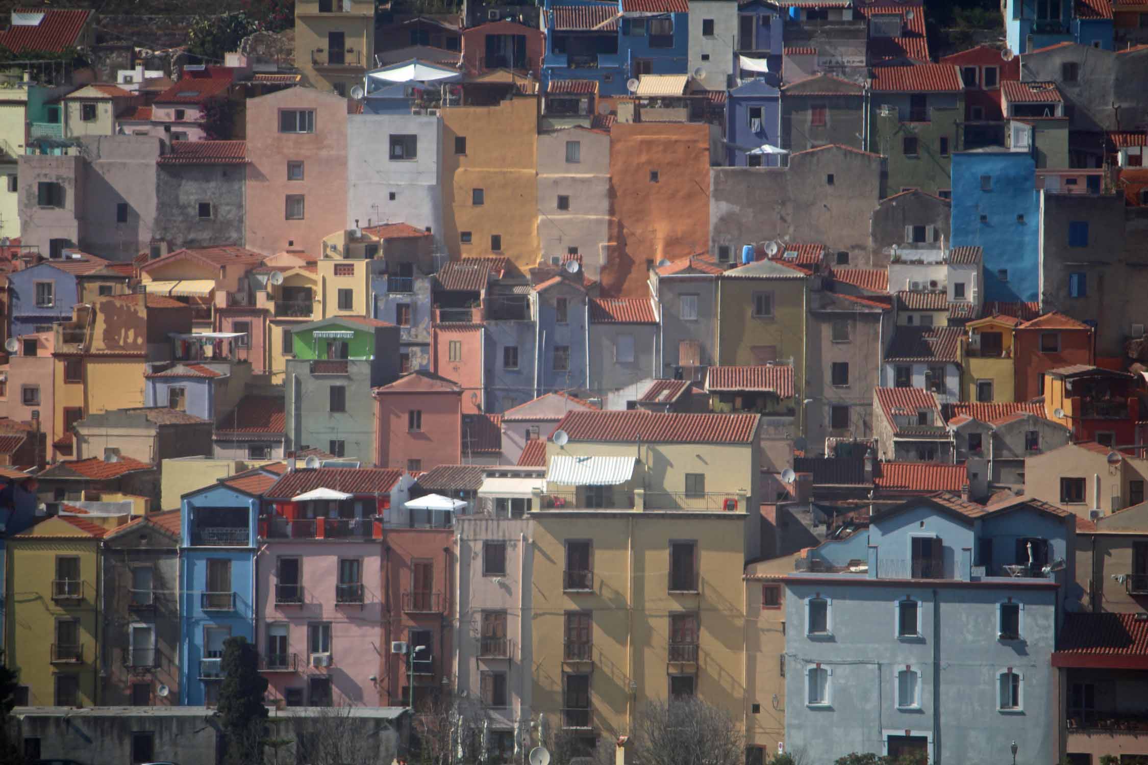 Bosa, village colorée