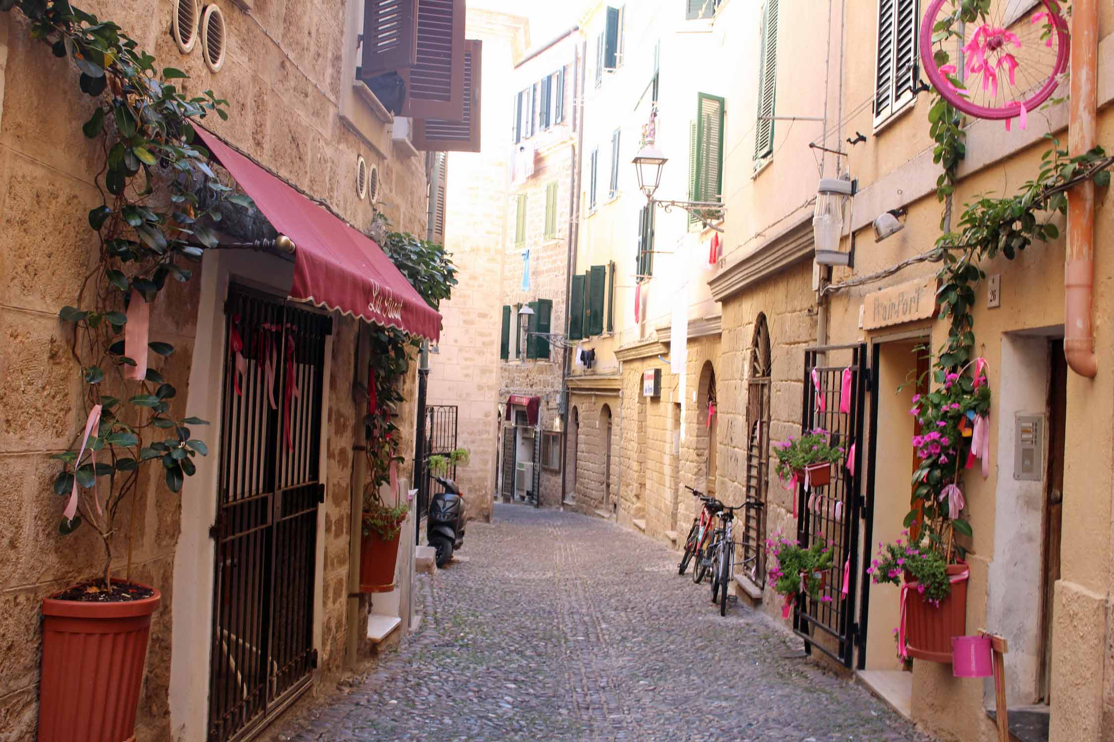 Alghero, Sardaigne, ruelle