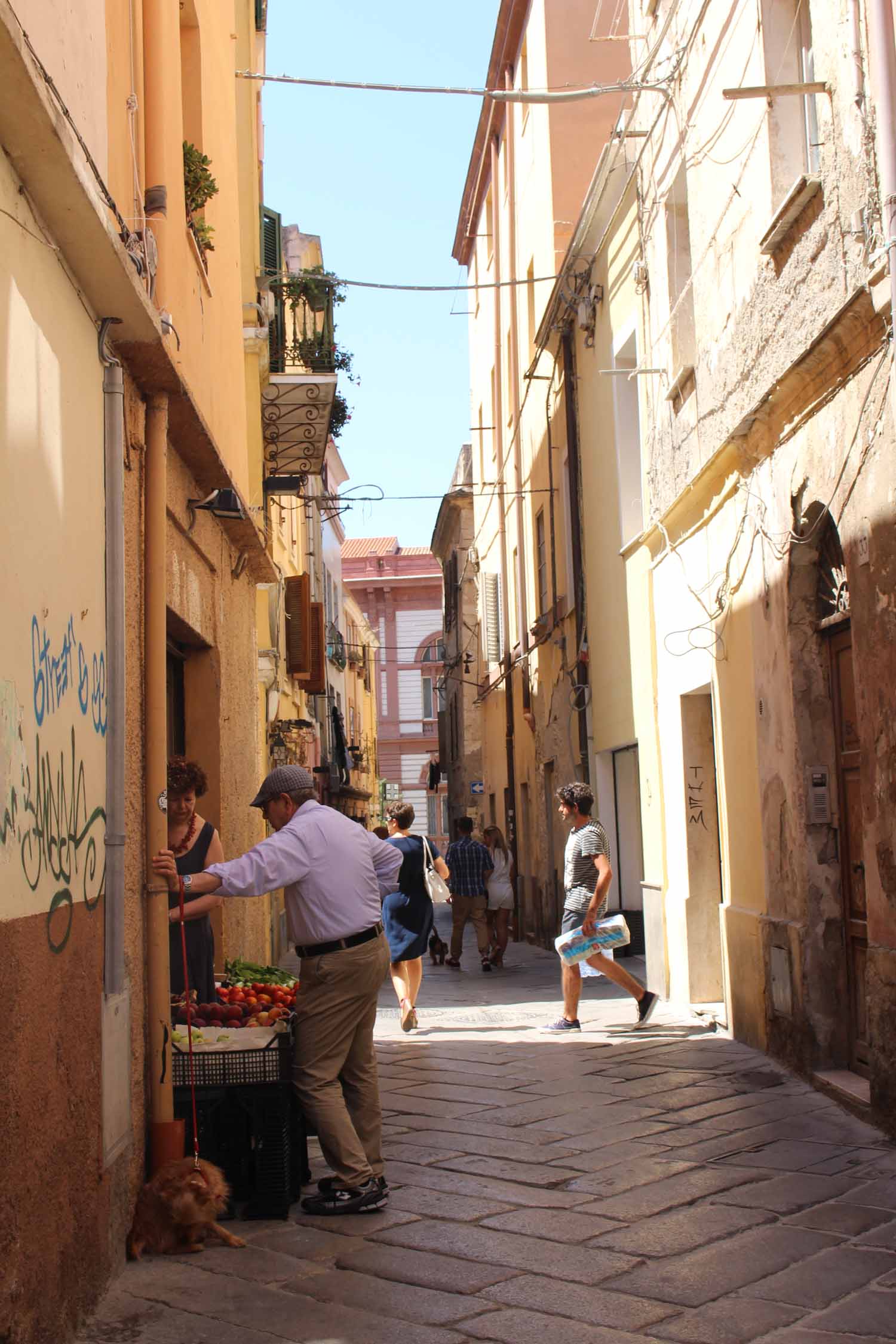 Sassari, Sardaigne, ruelle typique