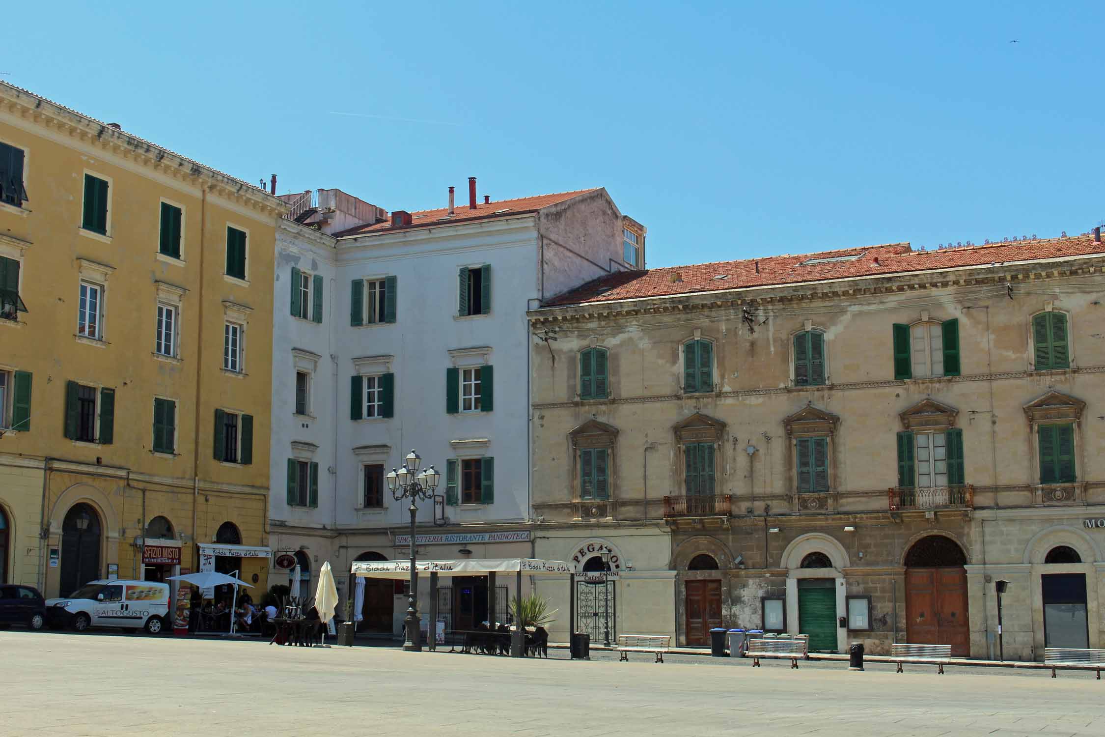 Sassari, Sardaigne, Piazza d'Italia