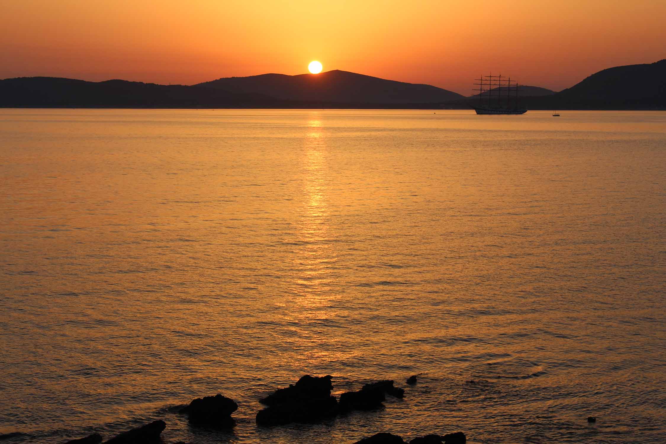 Alghero, coucher de soleil